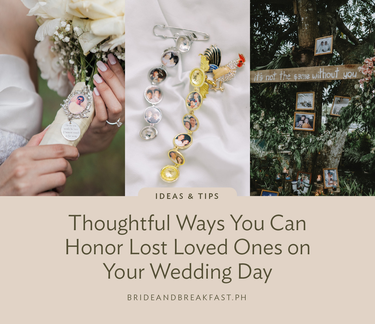 8 Thoughtful Ways You Can Honor Lost Loved Ones on Your Wedding Day (Part 2)