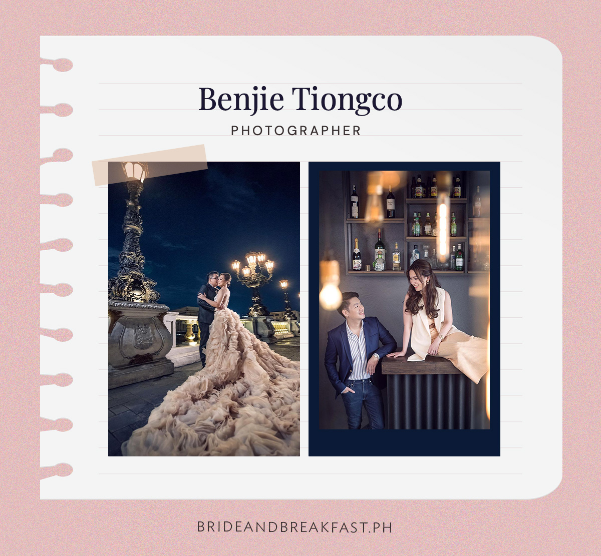 Benjie Tiongco Photographer