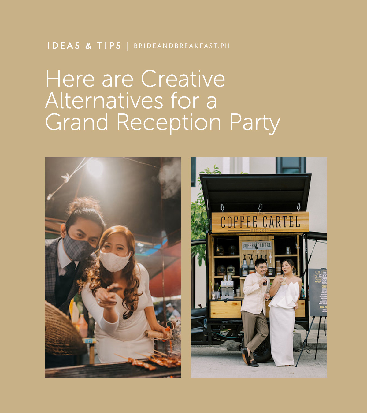 Here are Creative Alternatives for a Grand Reception Party