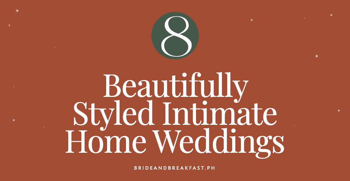 8 Beautifully Styled Intimate Weddings