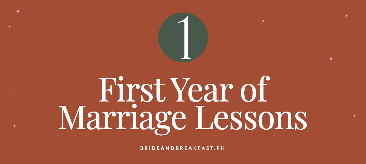 1 First Year of Marriage Lessons