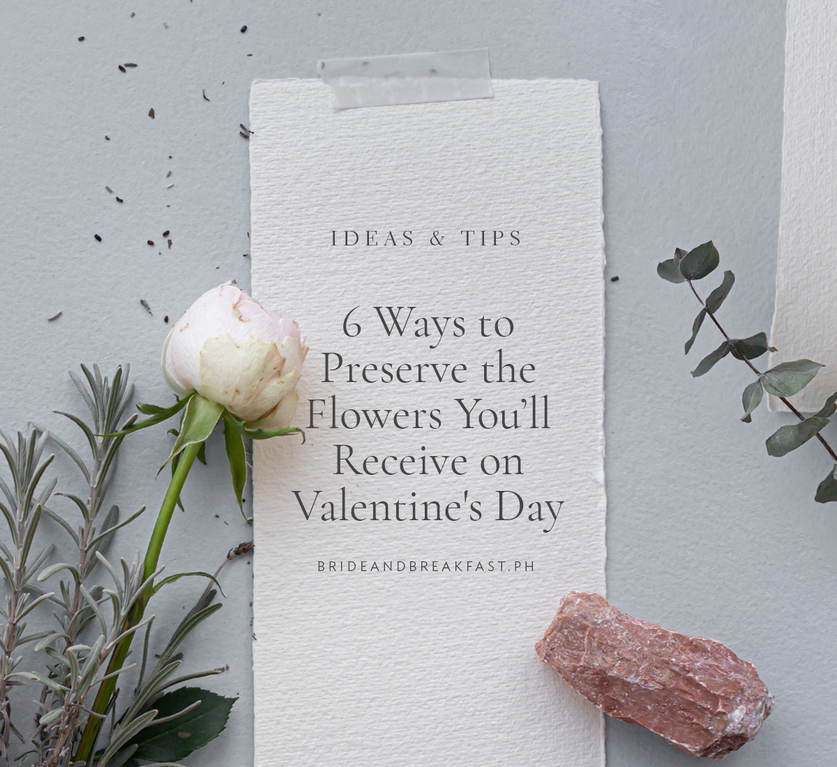 6 Ways to Preserve the Flowers You’ll Receive on Valentine's Day