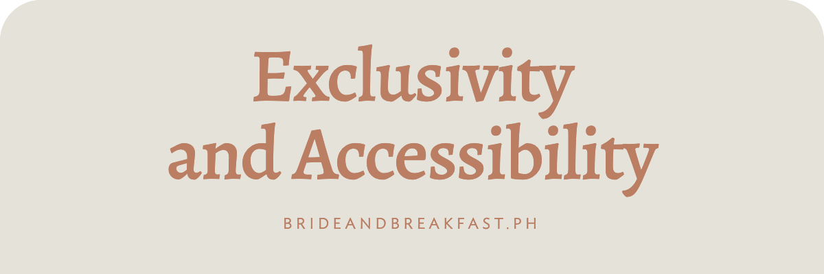 (Header) Exclusivity and Accessibility