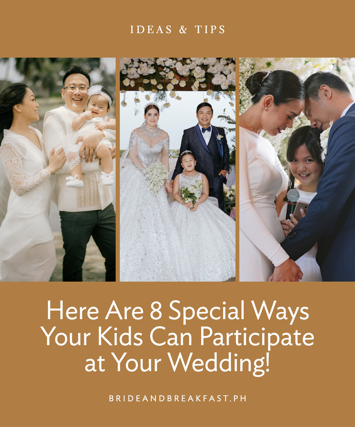Here Are 8 Special Ways Your Kids Can Participate at Your Wedding!