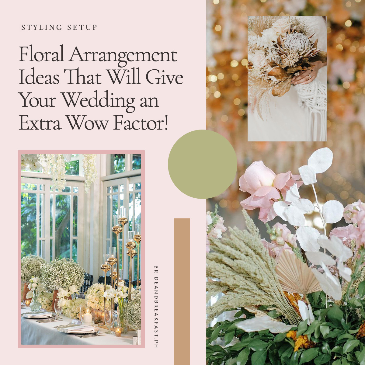Floral Arrangement Ideas That Will Give Your Wedding an Extra Wow Factor!