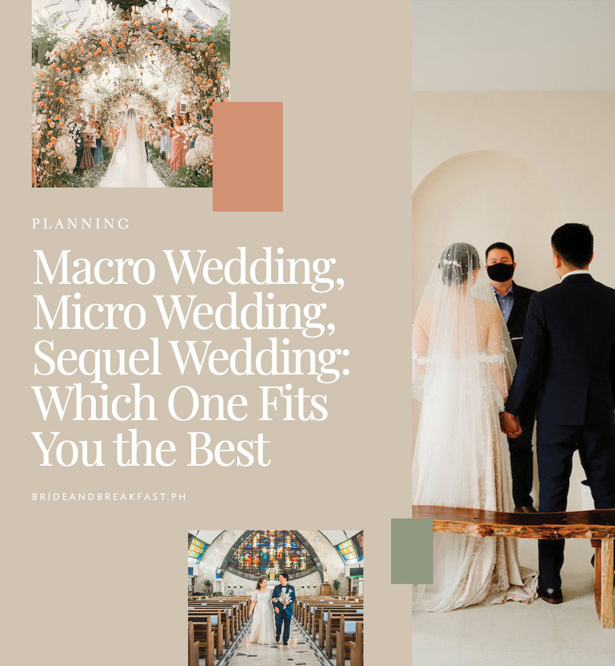 Macro Wedding, Micro Wedding, Sequel Wedding: Which One Fits You the Best