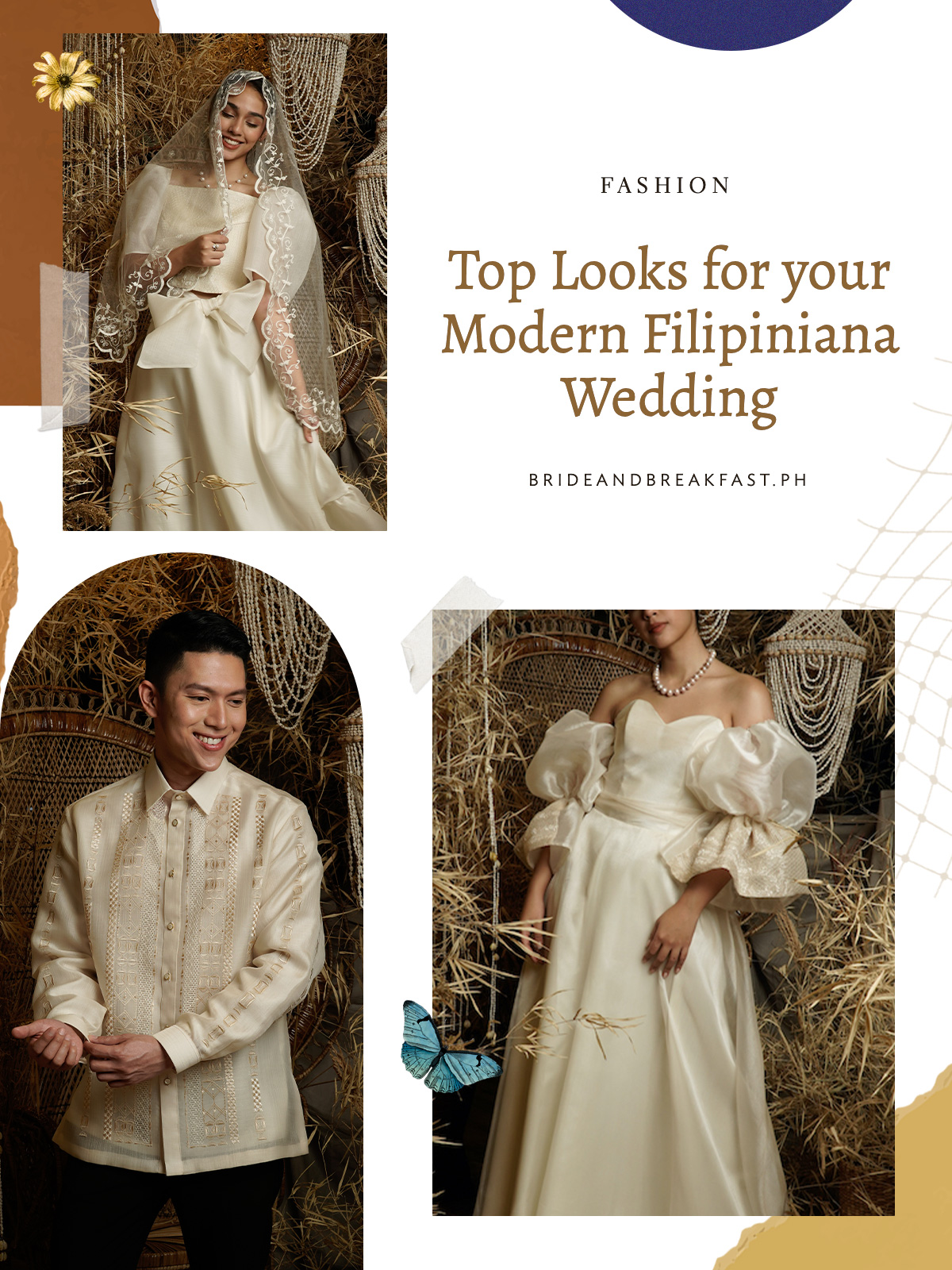 Top Looks for your Modern Filipiniana Wedding