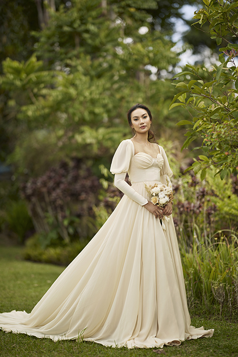 Off-White Bridal Gown