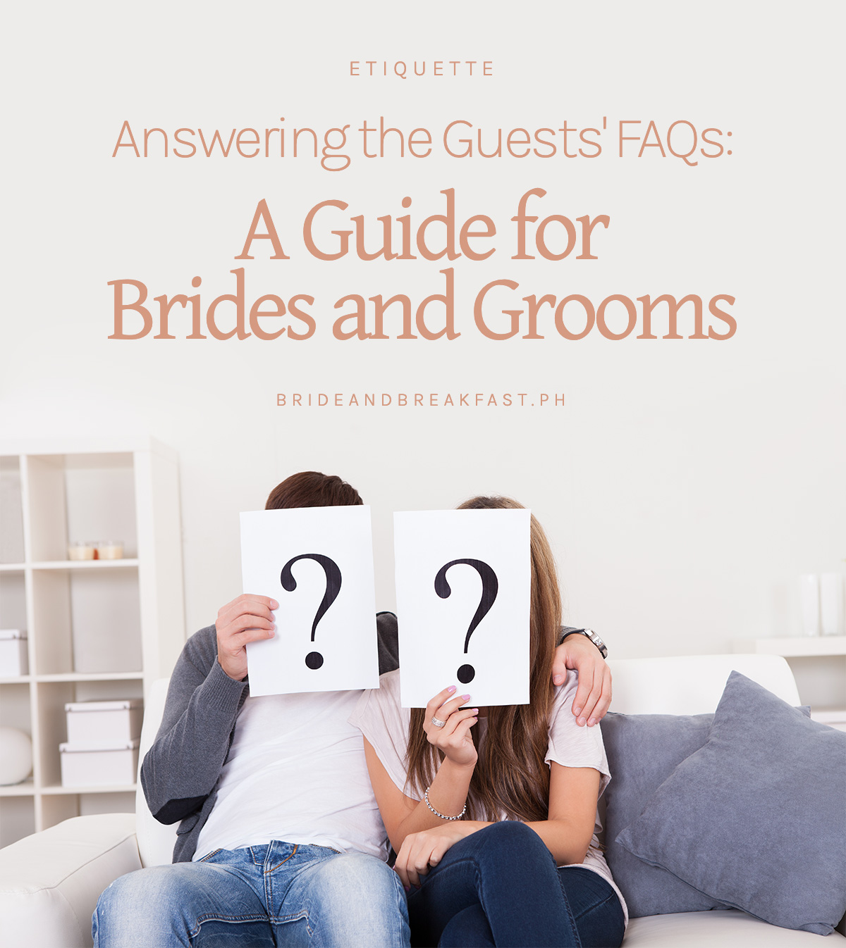 Answering the Guests' FAQs: A Guide for Brides and Grooms