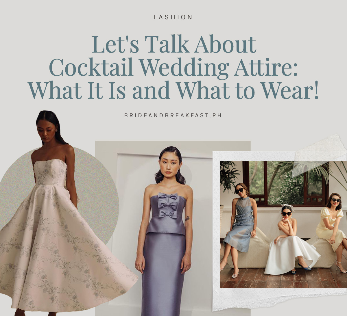 Let's Talk About Cocktail Wedding Attire: What It Is and What to Wear!
