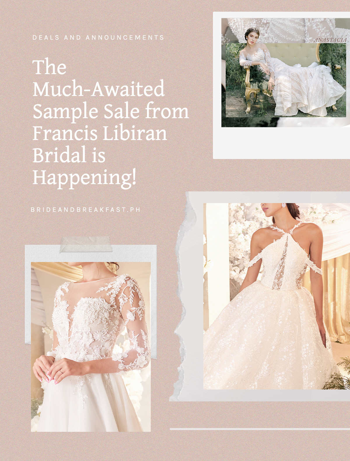 The Much-Awaited Sample Sale from Francis Libiran Bridal is Happening!