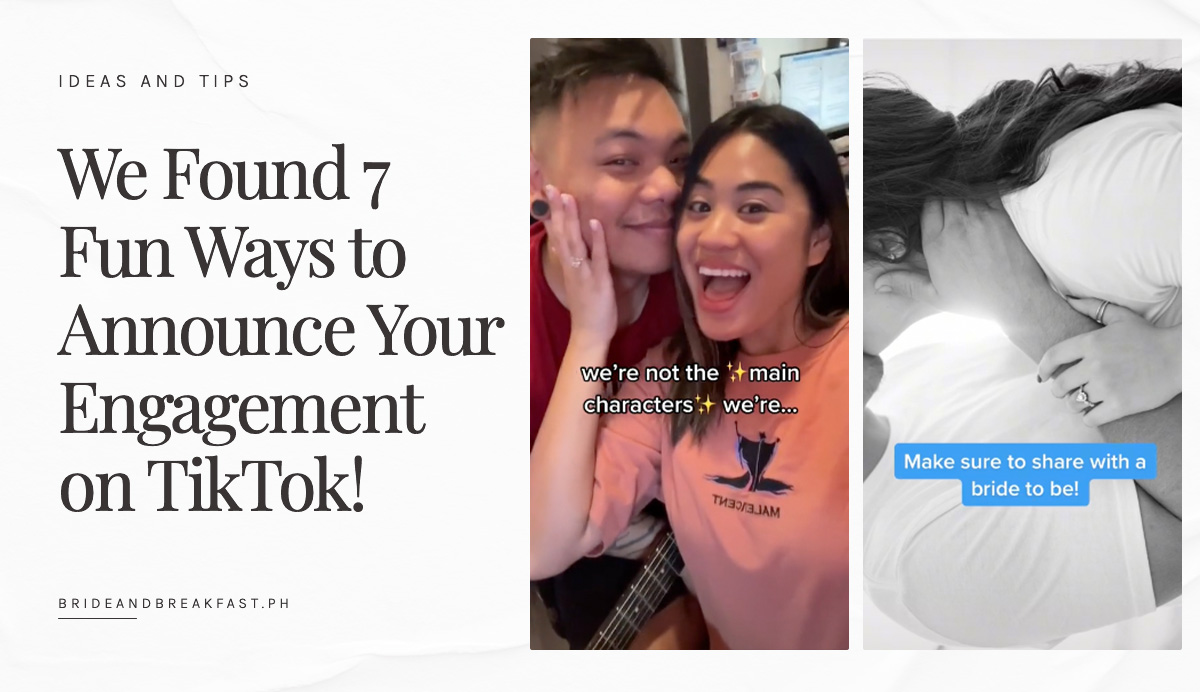 We Found 7 Fun Ways to Announce Your Engagement on TikTok!