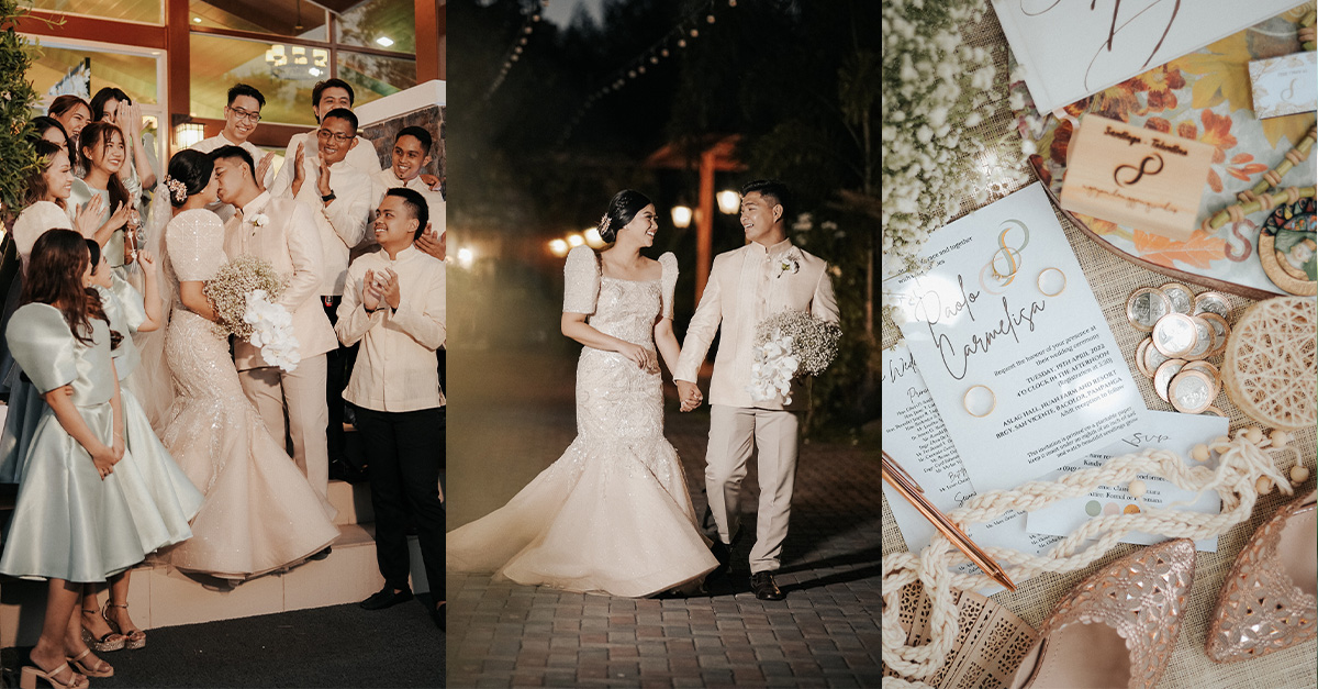 Embellished Modern Terno Gown | Philippines Wedding Blog