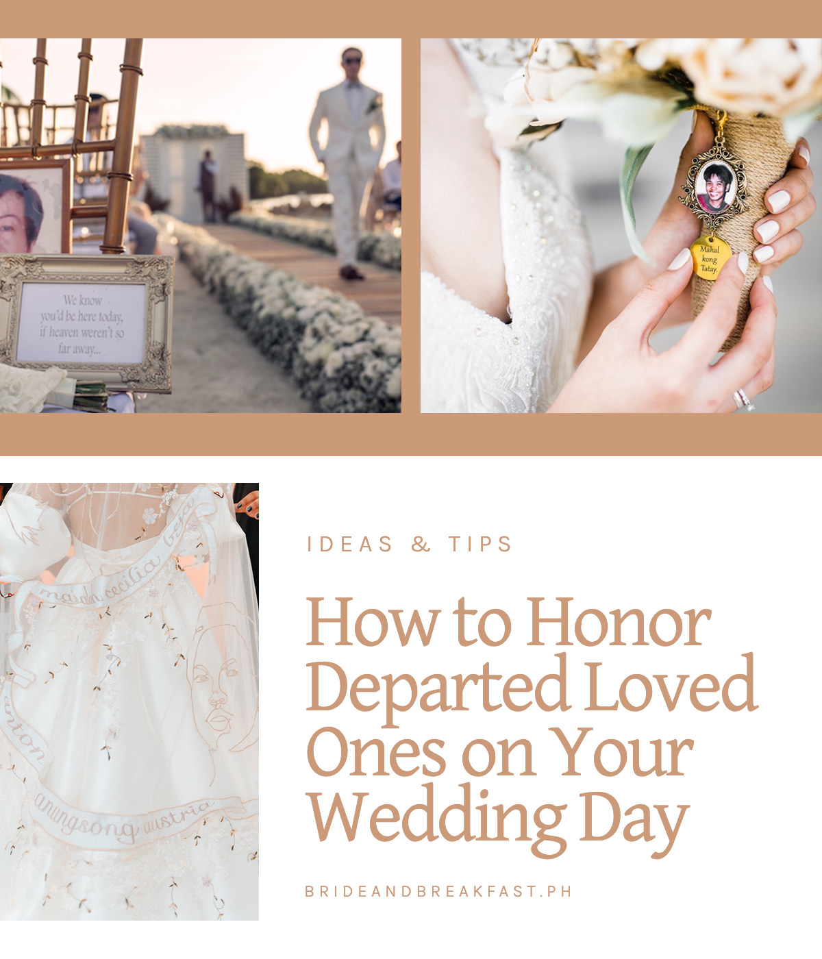 How to Honor Departed Loved Ones on Your Wedding Day
