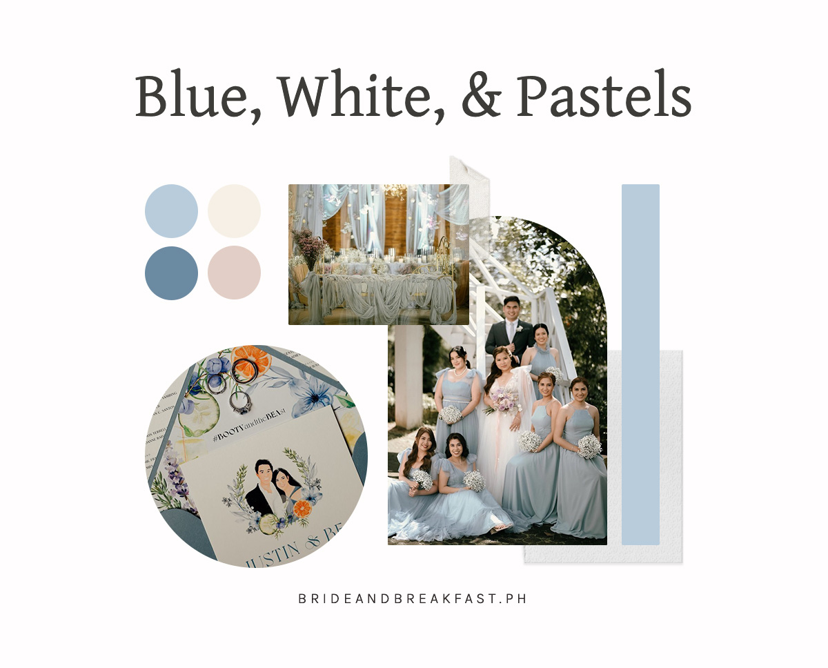 Blue, White, and Pastels