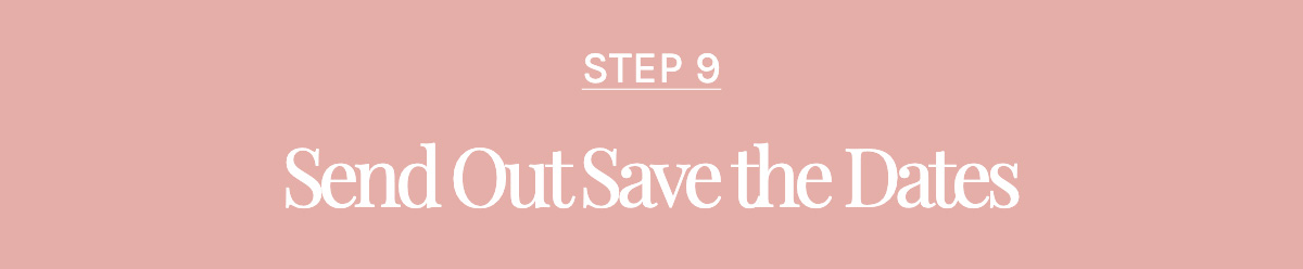 Step 9: Send Out Save the Dates