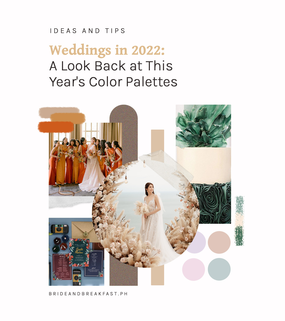 Weddings in 2022: A Look Back at This Year's Color Palettes 