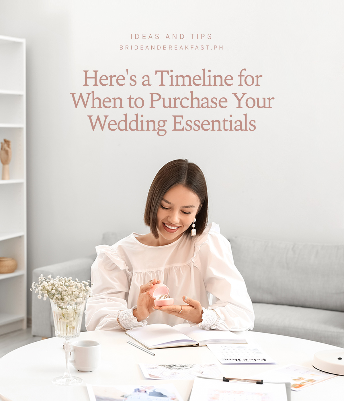 Here's a Timeline for When to Purchase Your Wedding Essentials
