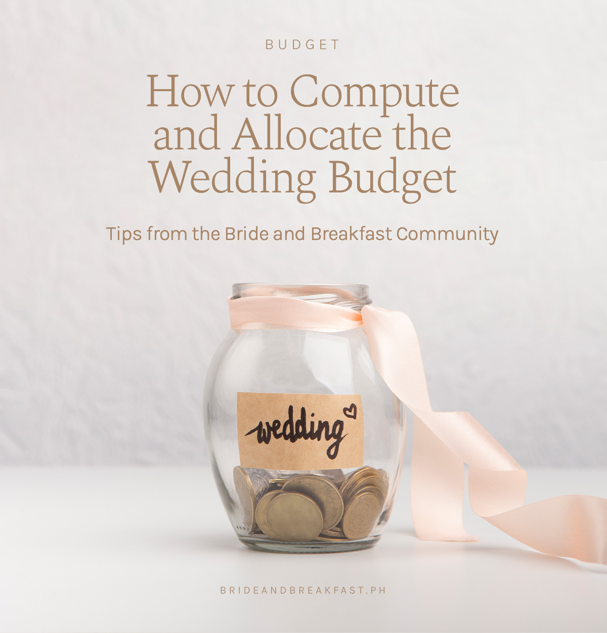 How to Compute and Allocate the Wedding Budget: Tips from the Bride and Breakfast Community
