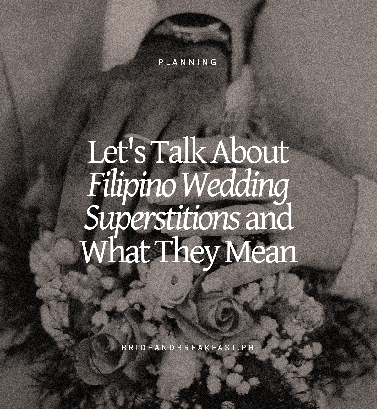 Let's Talk About Filipino Wedding Superstitions and What They Mean