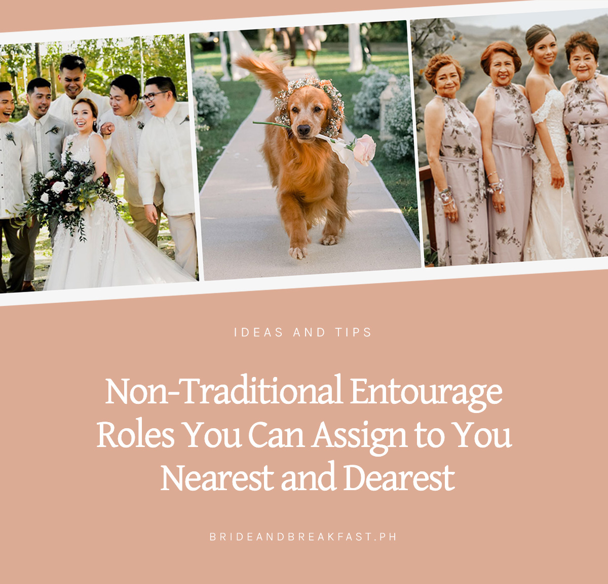 Non-Traditional Entourage Roles You Can Assign to Your Nearest and Dearest