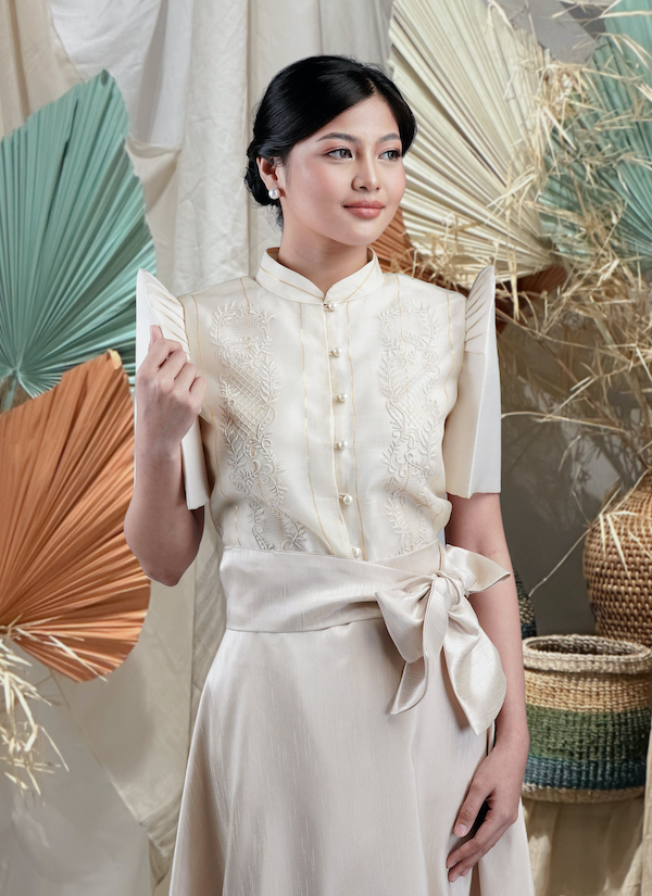Sale Modern FILIPINIANA Dress Linen BARONG TAGALOG  Etsy