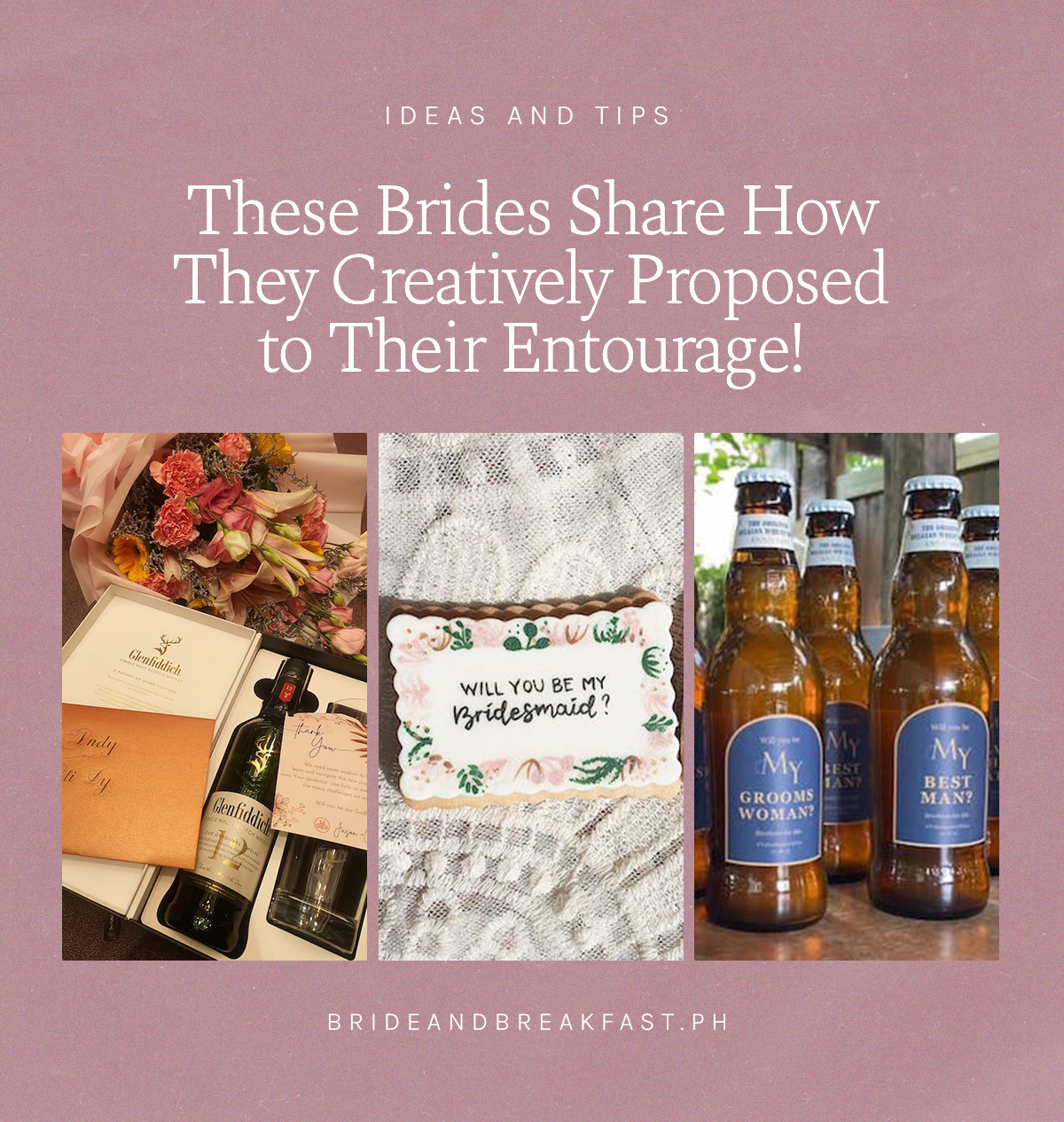 These Brides Share How They Creatively Proposed to Their Entourage