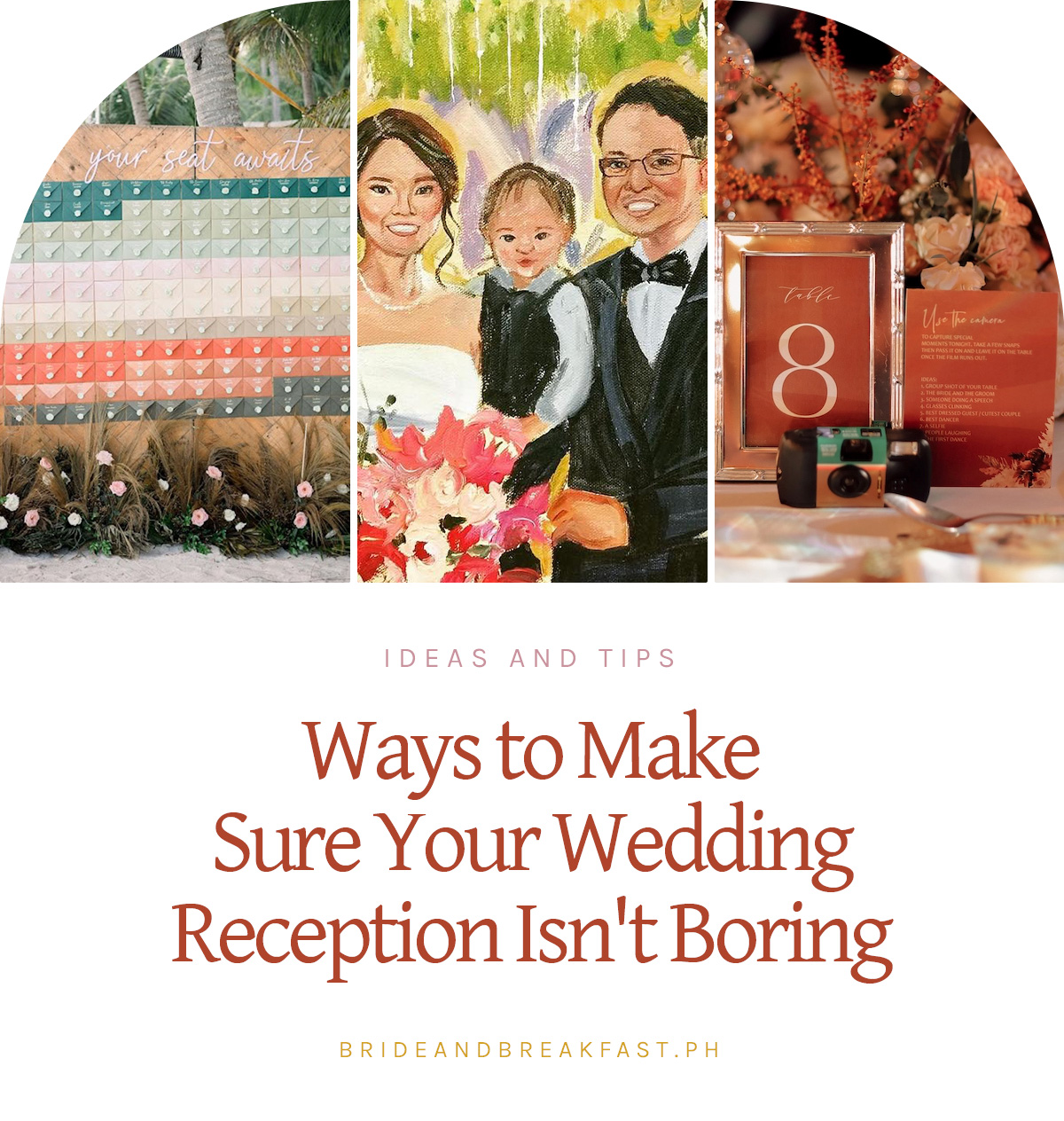 Ways to Make Sure Your Wedding Reception Isn't Boring 