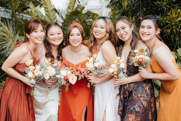 Mismatched Bridesmaid Dresses | Philippines Wedding Blog