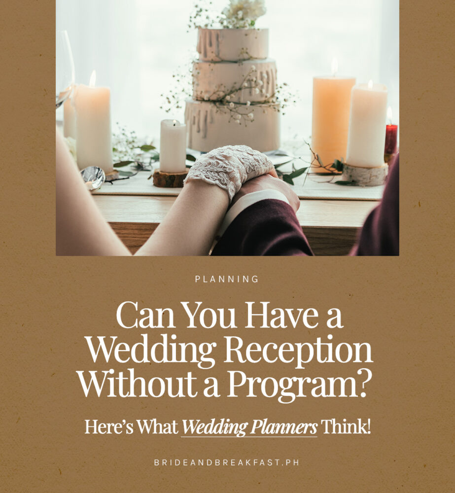 A No-Program Wedding Reception | Philippines Wedding Blog