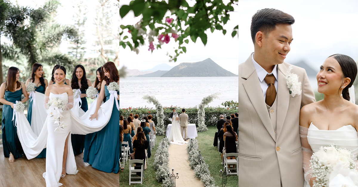 Wedding With Taal Lake View Philippines Wedding Blog 3009