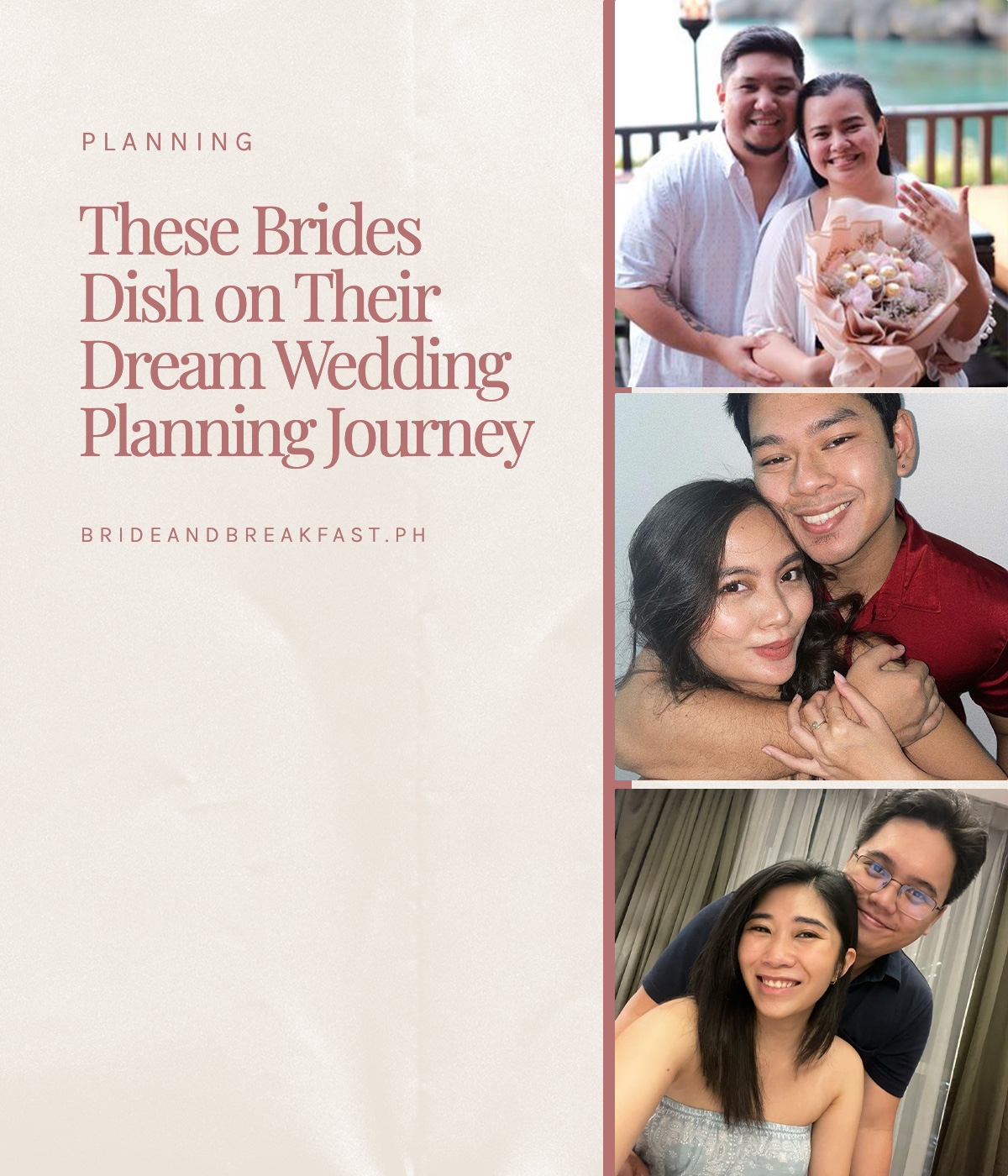 These Brides Dish on Their Dream Wedding Planning Journey
