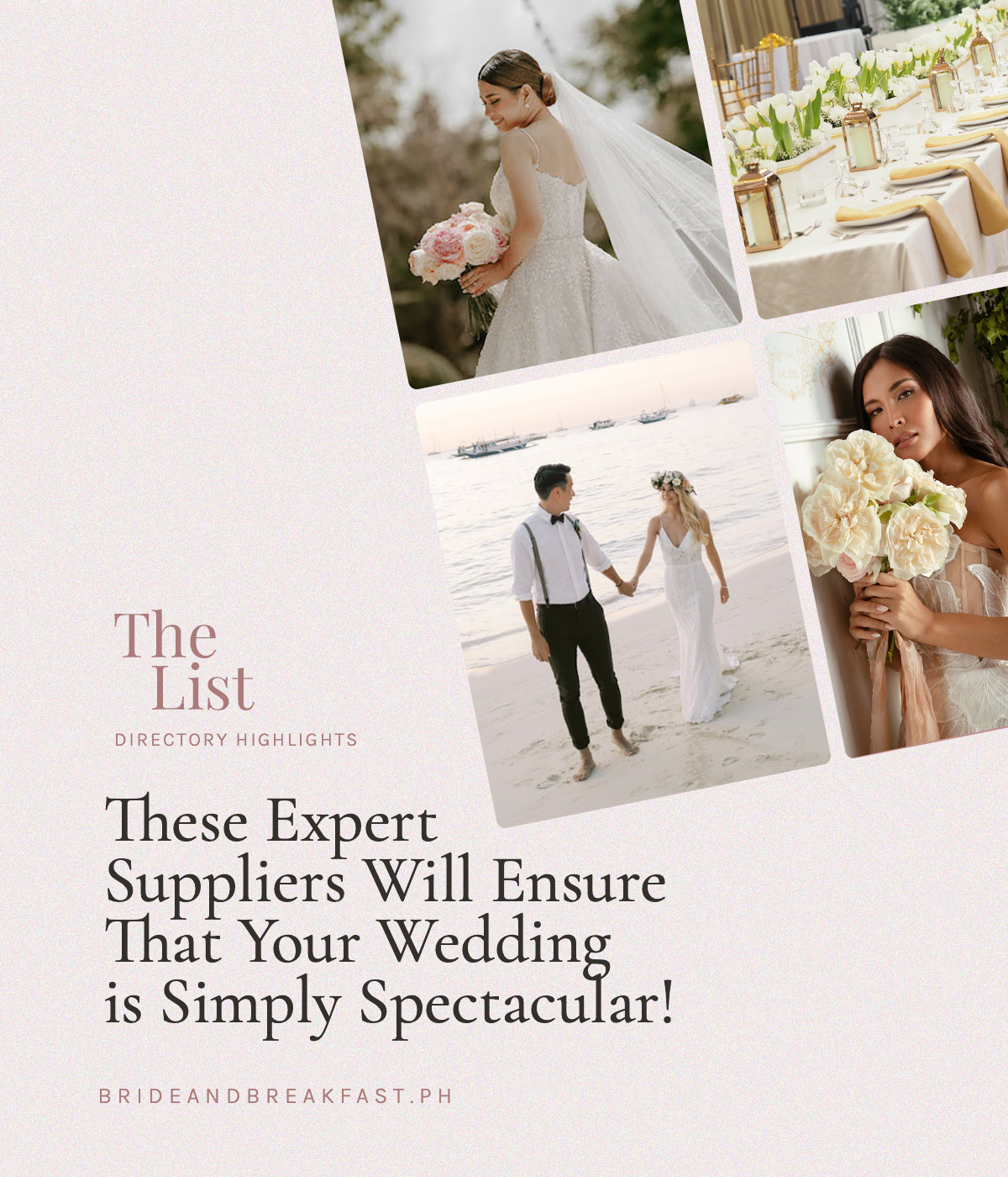 These Expert Suppliers Will Ensure That Your Wedding is Simply Spectacular
