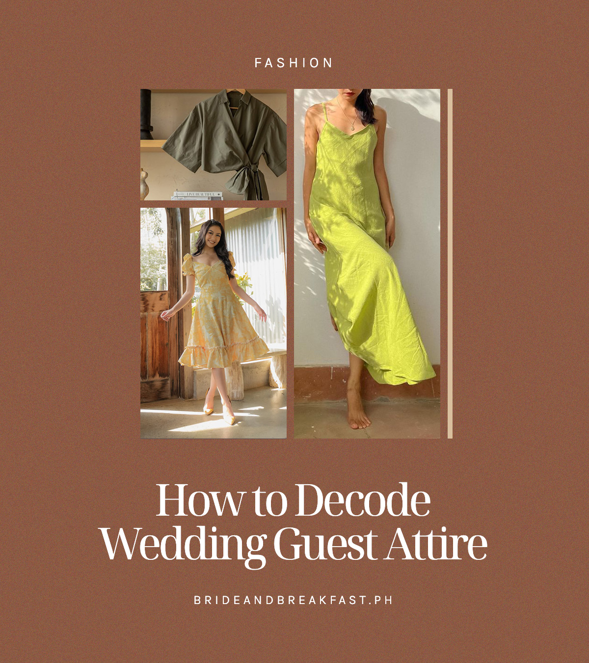 How to Decode Wedding Guest Attire