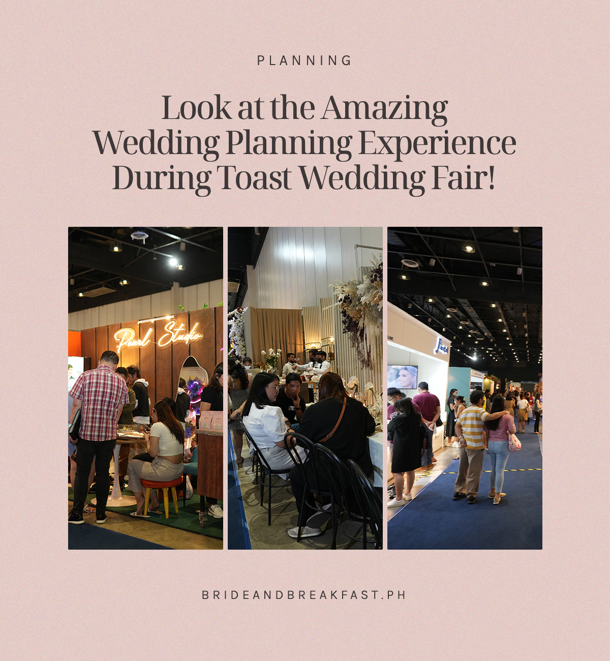 Look at the Amazing Wedding Planning Experience During Toast Wedding Fair