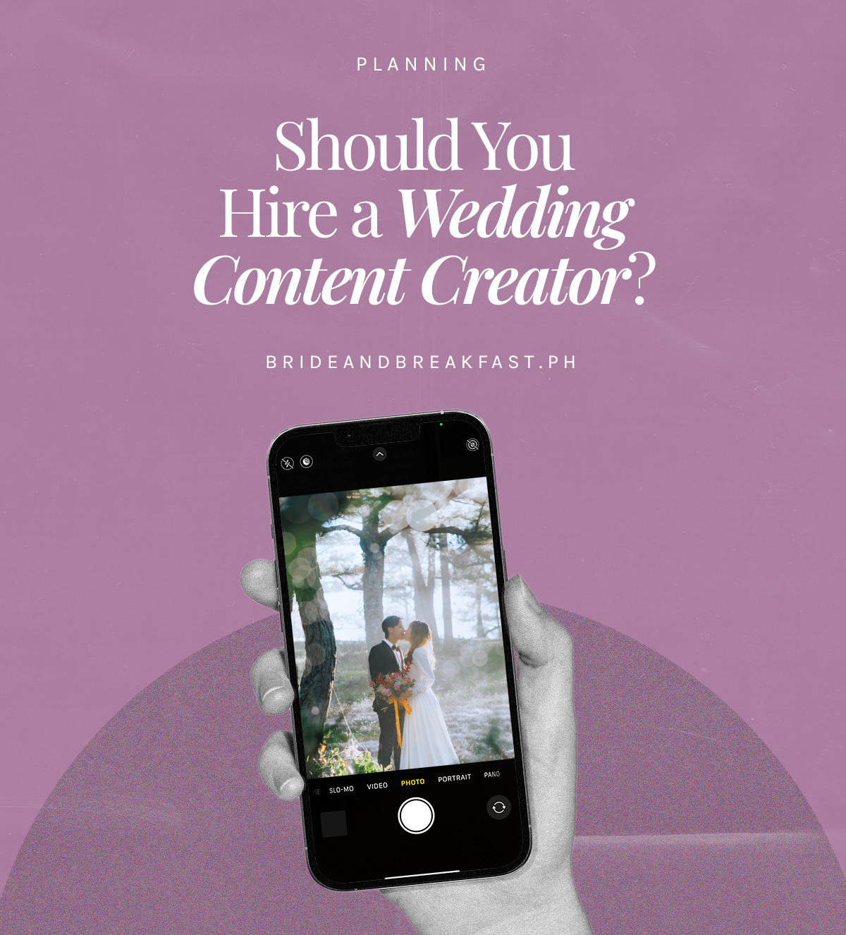 Should your hire a wedding content creator?