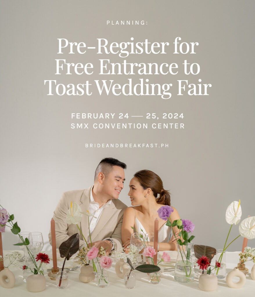 Toast Pre Reg February 2024 Philippines Wedding Blog   COVER Pre Register For Free Entrance To Toast Wedding Fair 878x1024 