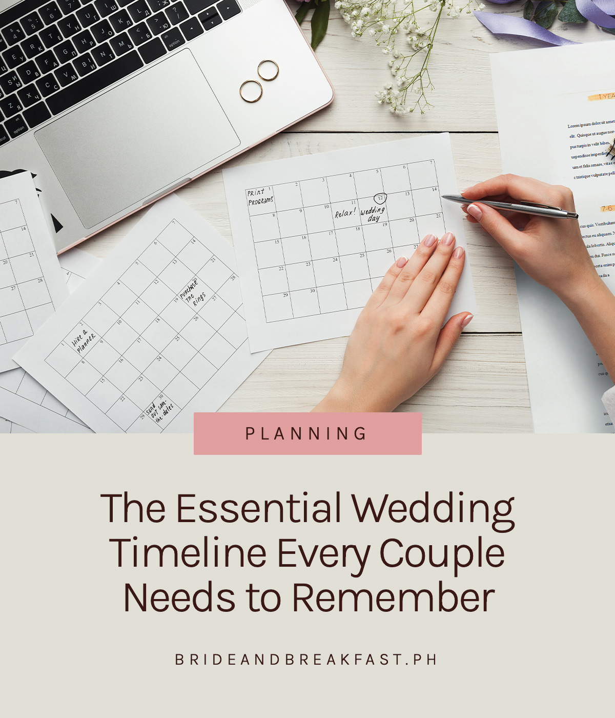 The Essential Wedding Timeline Every Couple Needs to Remember