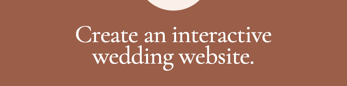 Create an interactive wedding website.