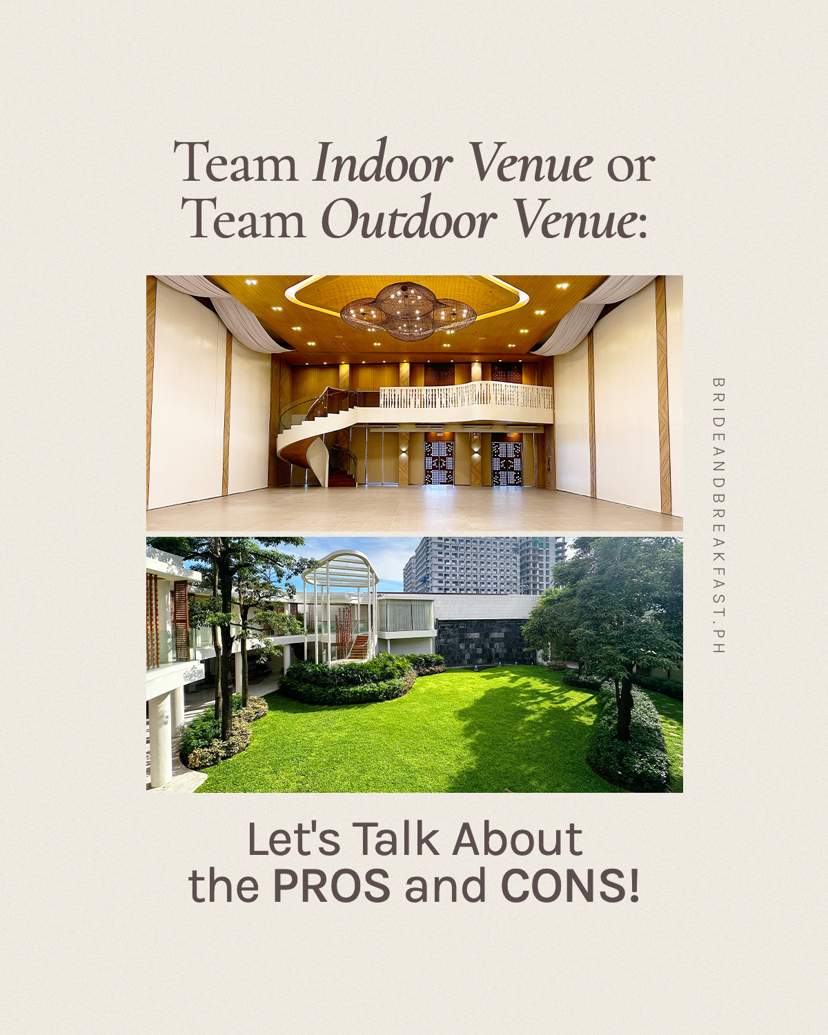 Team Indoor Venue or Team Outdoor Venue: Let's Talk About the Pros and Cons! 