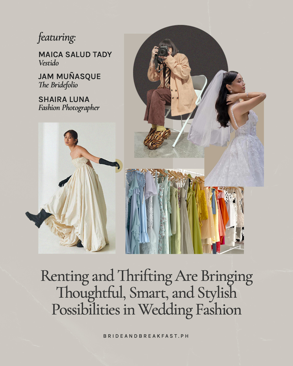 Renting and Thrifting Are Bringing Thoughtful, Smart, and Stylish Possibilities in Wedding Fashion