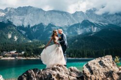 Bavarian elopement on a lake