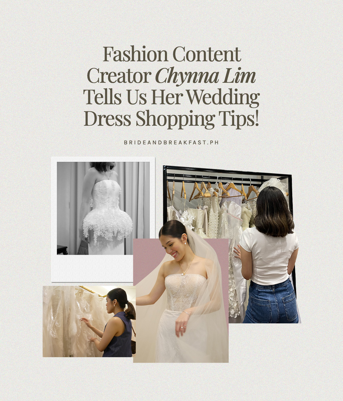 Fashion Content Creator Chynna Lim Tells Us Her Wedding Dress Shopping Tips! 