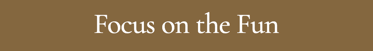 <strong>Focus on the Fun</strong>