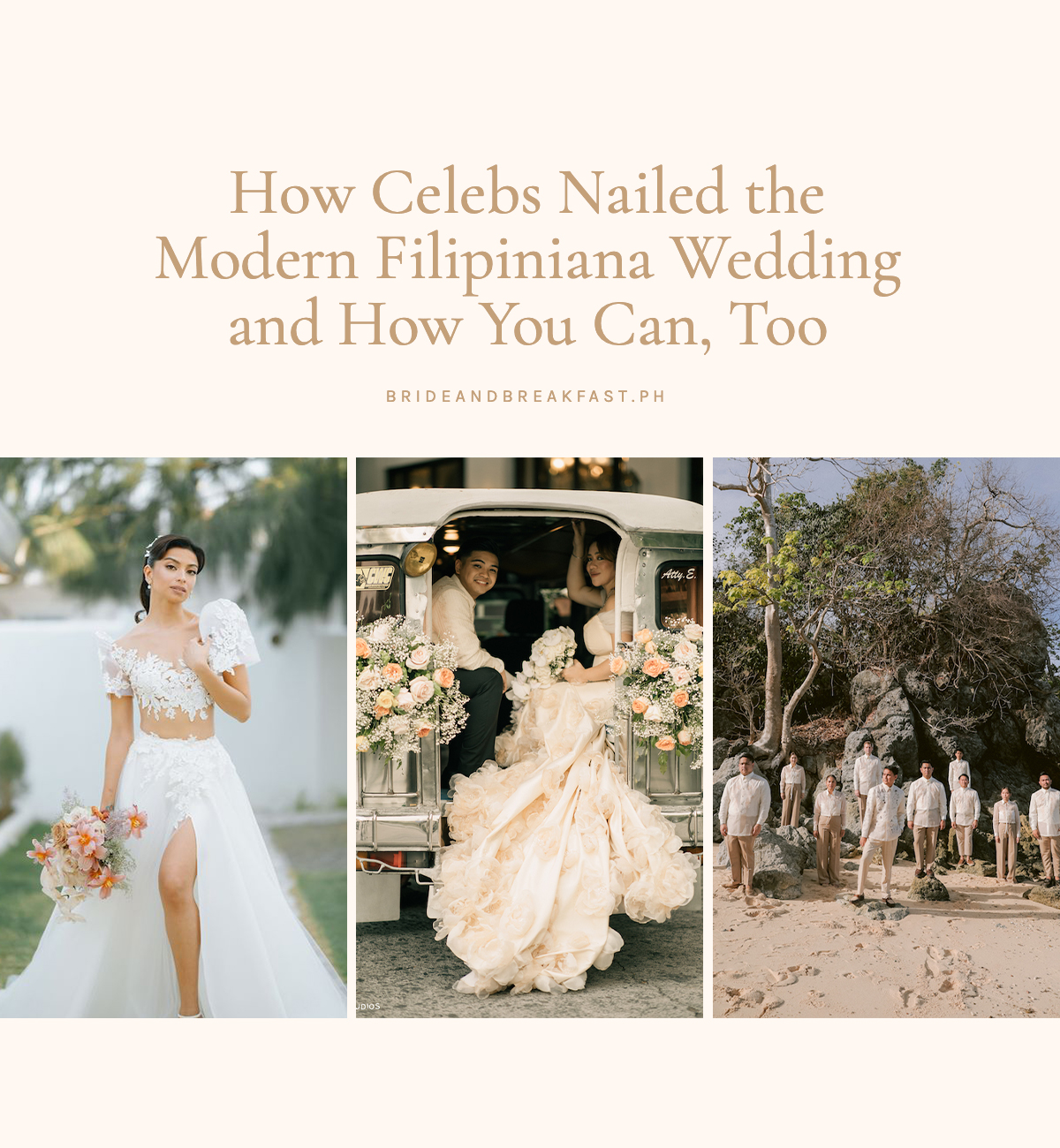 How Celebs Nailed the Modern Filipiniana Wedding and How You Can, Too