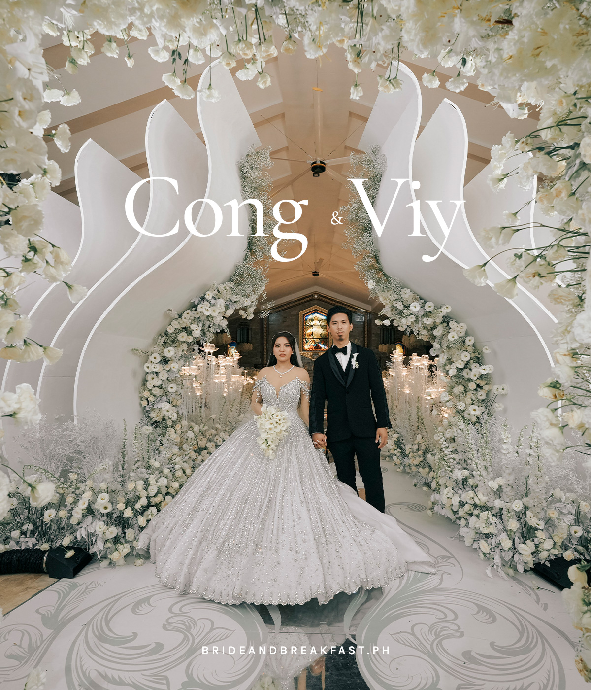 See All the Glamorous Details of Cong Velasquez and Viy Cortez' Fairytale Wedding!