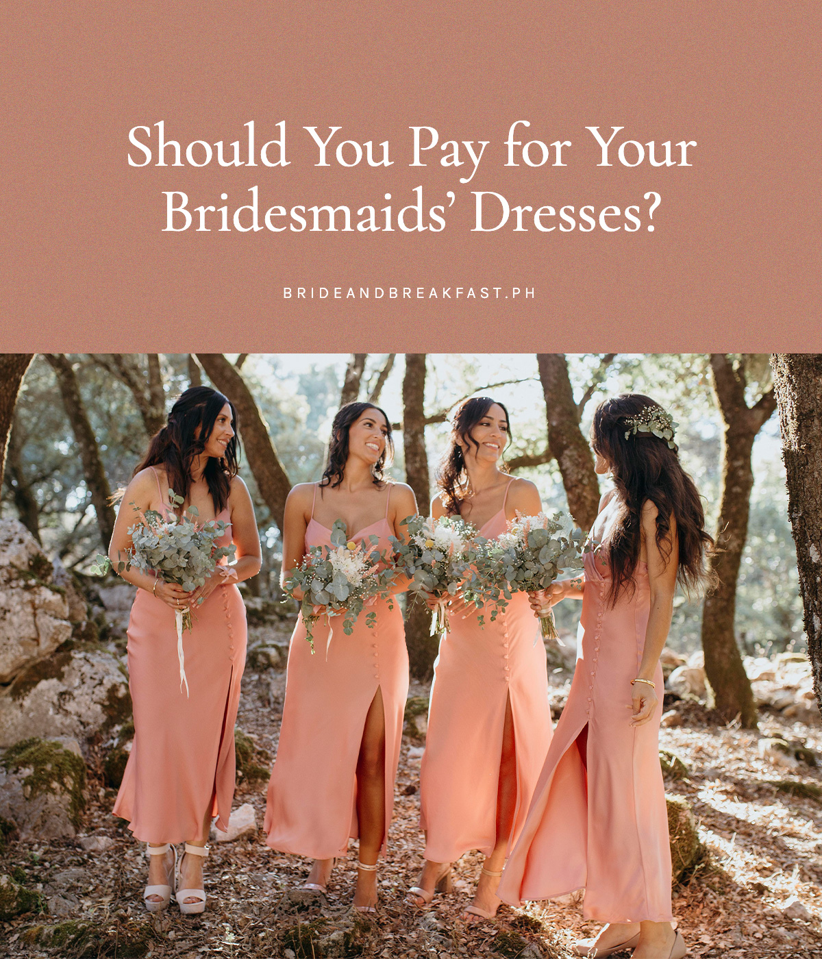 Should You Pay for Your Bridesmaids' Dresses?