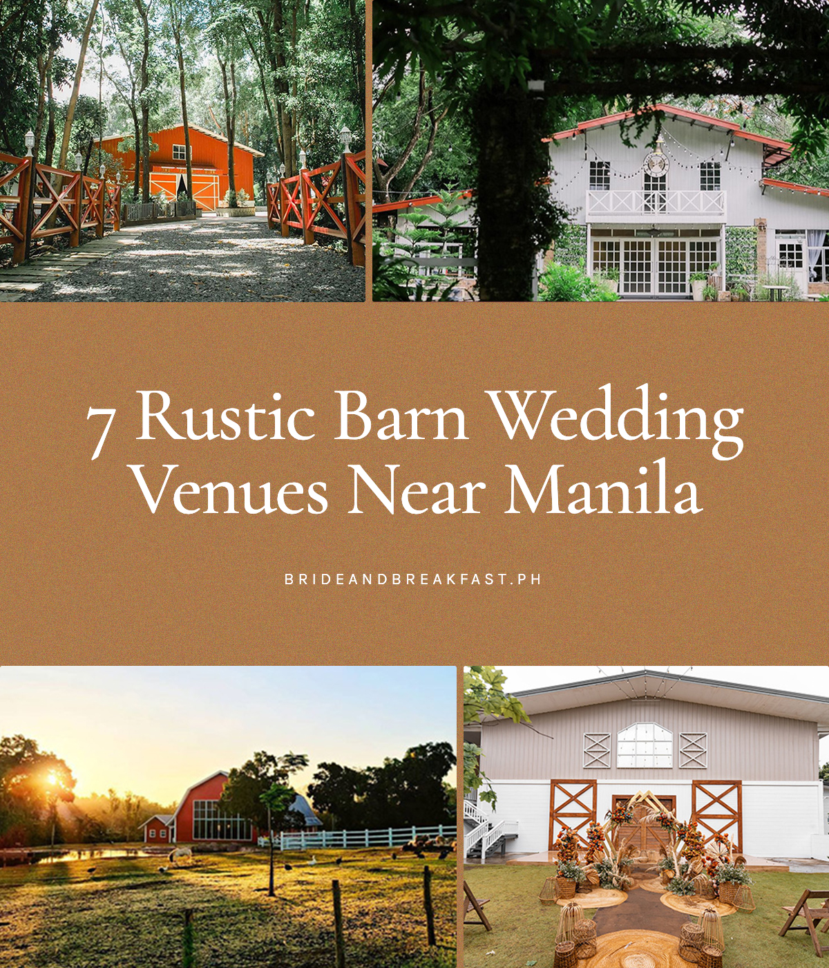 7 Rustic Barn Wedding Venues Near Manila