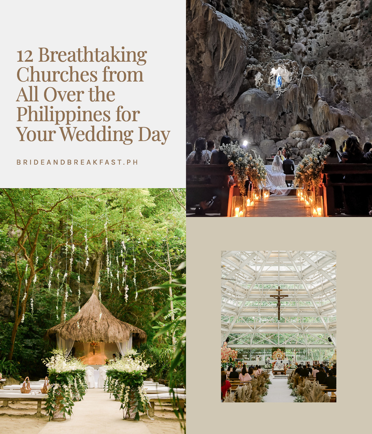 12 Breathtaking Churches from All Over the Philippines for Your Wedding Day