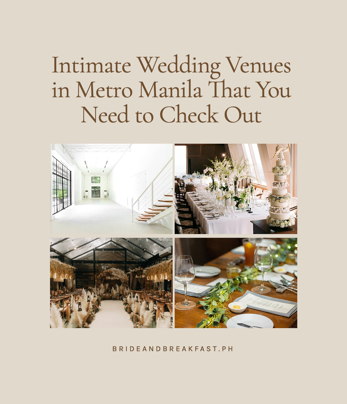  Intimate Wedding Venues in Metro Manila That You Need to Check Out